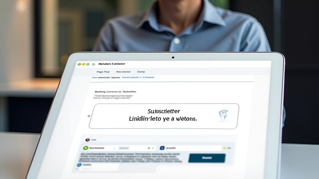 Newsletter-Bereich mit verschiedenen visuellen Hierarchien und Farbakzenten, zeigt Best-Practice-Layout